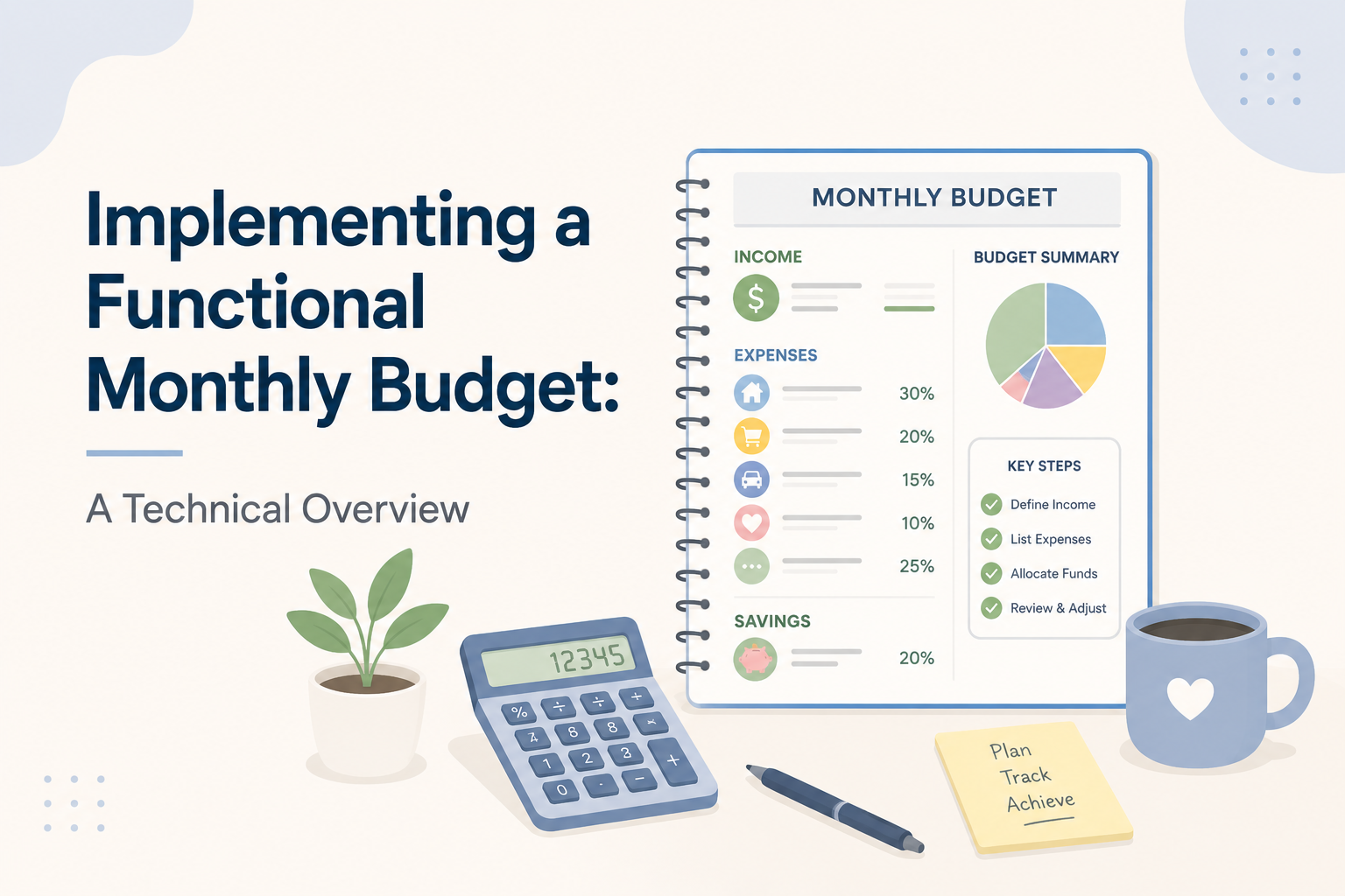 Implementing a Functional Monthly Budget: A Technical Overview