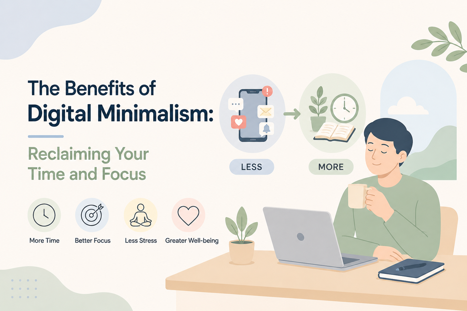 The Benefits of Digital Minimalism: Reclaiming Your Time and Focus