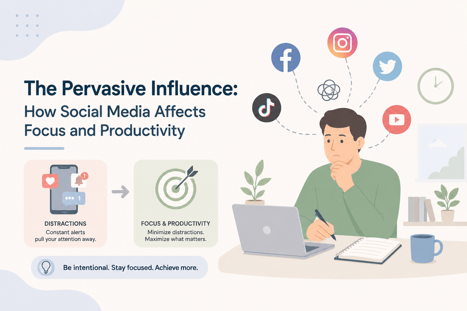 The Pervasive Influence: How Social Media Affects Focus and Productivity